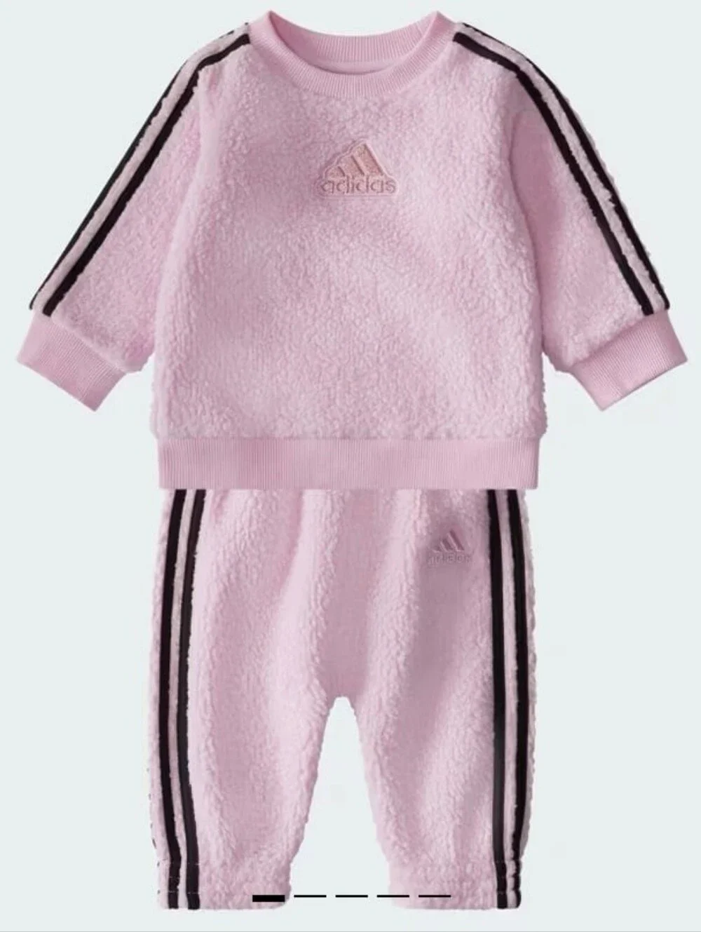 Adidas Cozy Purple Pullover And Pant Set Size 6 Months
